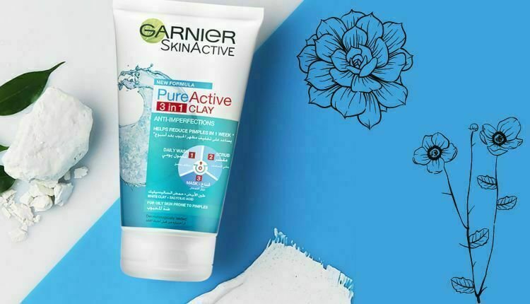 غسول وماسك غارنييه skinactive من الصيدلية