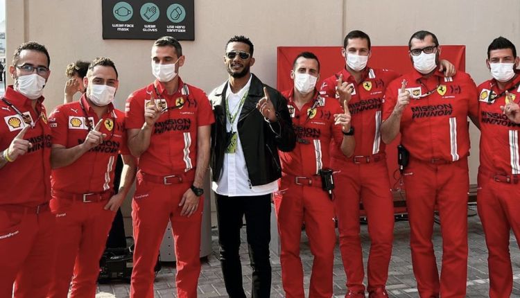 انضمام محمد رمضان لفريق فيراري Mohamed Ramadan joins the Ferrari team