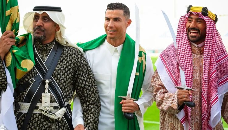 رونالدو يحتفل باليوم الوطني السعودي Ronaldo celebrates Saudi National Day